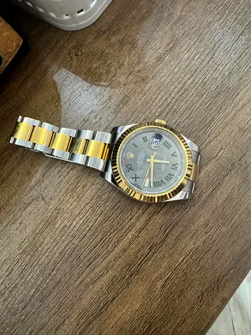 Rolex stainless steel and gold-tone bracelet