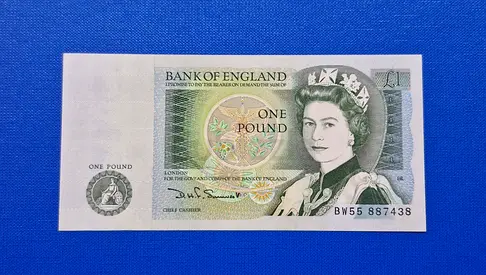1981 England 1 Pound Banknote