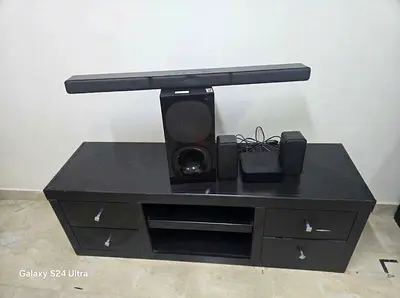 5.1 Home Theater Soundbar with Subwoofer and Satellite Speakers - Good Condition