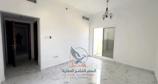 شقة غرفتين وصالة للإيجار السنوي في النخيل 1 عجمان | إطلالة بحرية | بلكونتان | باركن خاص