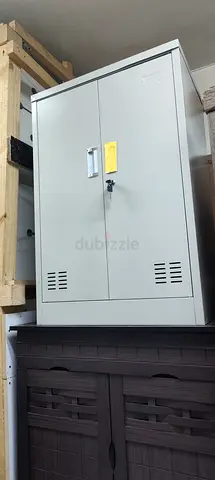 Metal Office Storage Locker - 2 Door Cabinet, Good Condition