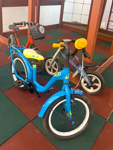 Kids' Blue 16-inch Bicycle