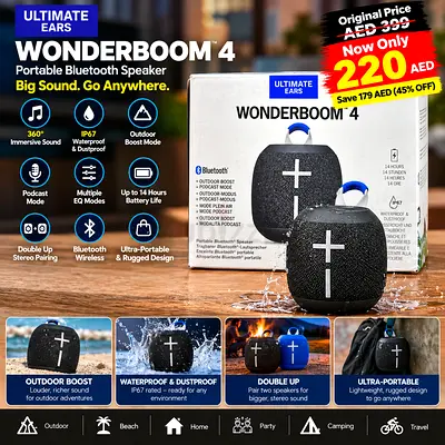 ULTIMATE EARS WONDERBOOM 4