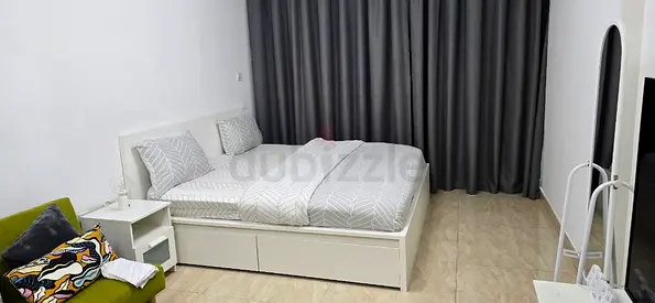 IKEA White Storage King-sized bed with mattress and bedside table - very good condition