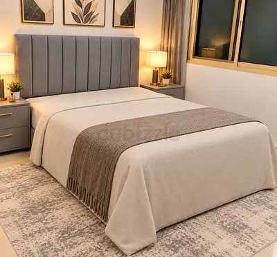 New king bed frame with upholstered headboard storage bed and modern design king size bed