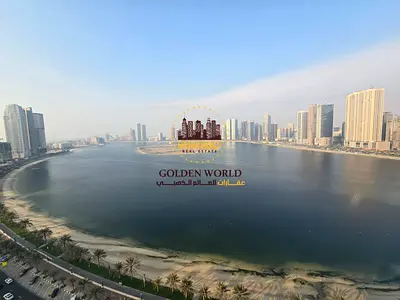 2 Bedroom Apartment for Rent in Al Khan Al Mamzar with Spacious Balcony Free AC Parking Gym Pool and Jacuzzi