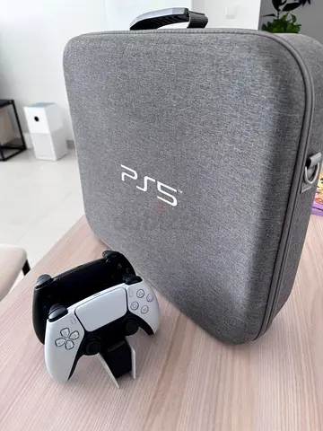 PlayStation 5 international version Disc Console with DualSense Controllers in Hard Carry Case
