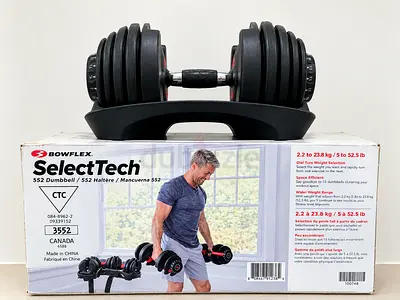 Bowflex SelectTech 552 Adjustable Dumbbells – Brand New in Box ( SINGLE )