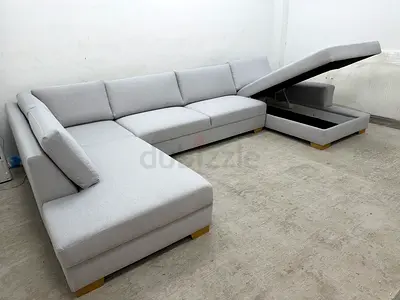 Perfect condition IKEA Ushape sofa with storage