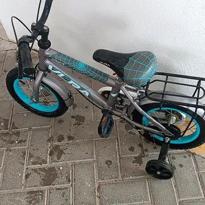 12" VLRA Kids Bicycle with Training Wheels — Good Condition