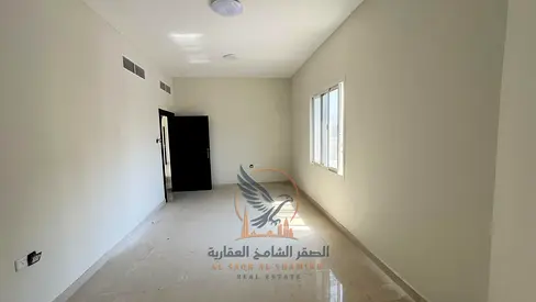 For Annual Rent Two-Bedroom Apartment, First Occupancy Al Rawda 2 Ajman Two Bathrooms Balcony Central Air Conditioning Excellent Space Ready for Immed