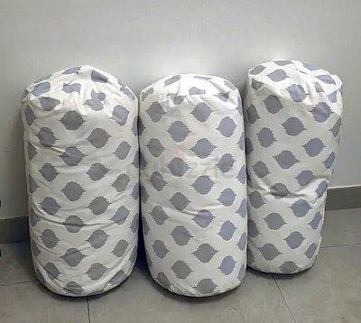 3 x IKEA EKSPINNARE Bolster Cushions (set of 3)