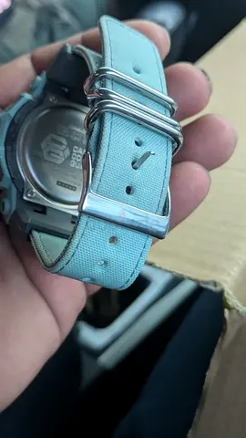 Casio G-Shock style watch with light blue fabric strap Casio G-Shock Heavy-Duty (GA-900 Series