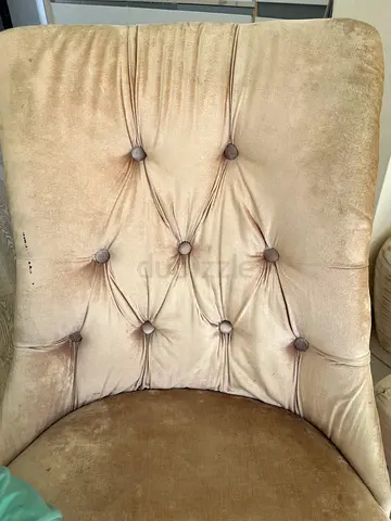 Dining chair for sale- velvet beige