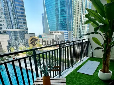Pool View | Furnished 1BR | Prime Business Bay Location