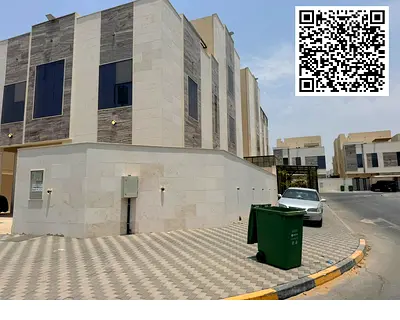 فيلا جديدة كلياً ومؤثثة للإيجار - 7 غرف نوم - في منطقة "الحليو 2"، عجمان | فيلا زاوية | 115 ألف درهم