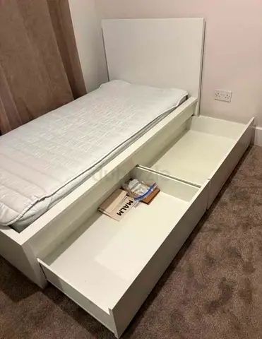 Ikea Single Bed with Mattress Available in Perfect Condition