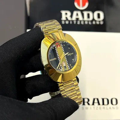 Rado Gold Men's Watch - Classic Automatic with Date All Over UAE Cash on delivery
