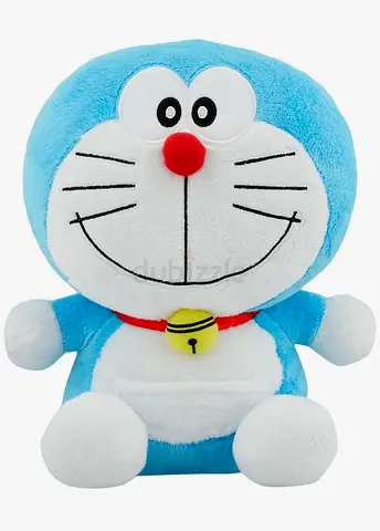 Brand New Classic Doraemon Plush Toy – Blue Anime Doll with Tag