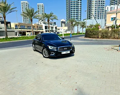Twin Turbo Infiniti Q50 2018 - GCC - Top Option - Low Milage - No Accident - Well Maintained