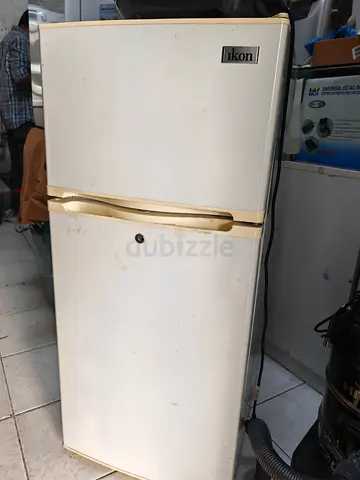 Ikon double-door fridge - used, working, needs touch-up