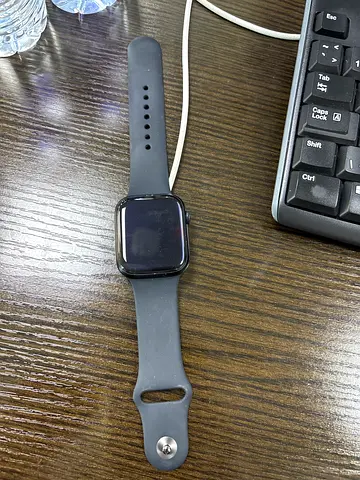 Used smartwatch with silicone strap - good working condition