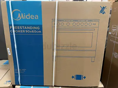 Midea 90x60cm Cooking Range 5 Gas Burner Stove 1 Year Warranty Cooker