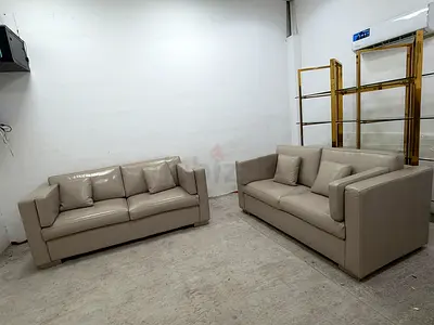 Original leather one Sofabed one normal sofa