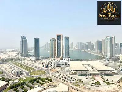 Luxurious 2BHK sea view Gym / swimming pool free kids playing area with maid room balcony wardrobes on prime location near Dubai exit just in 57k