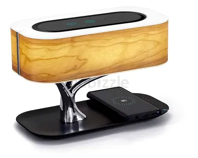Modern Bedside lamp with Mobile Charger, Bluetooth and  built in Speakers