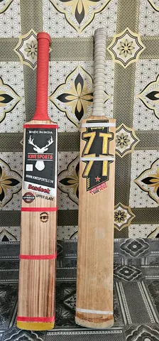 Two Used Cricket Bats - 7T and KweSports, good for nets/practice