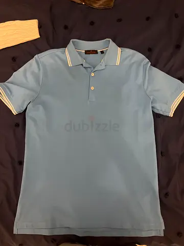 Light blue men's polo shirt pierre cardin