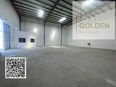 25 kW 3-Phase Power | Main Road Warehouse with Front Parking | AED 145,000 | 4,100 Sq. Ft. | Umm Al