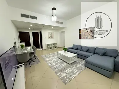 Furnished 2 Master Bedroom Apartment for Monthly Rent in Ajman Al Shorouq Towers