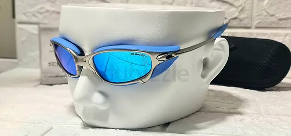 Oakley Juliet X Sliver Frame w/ Ice Blue Iridium Polarized Lens