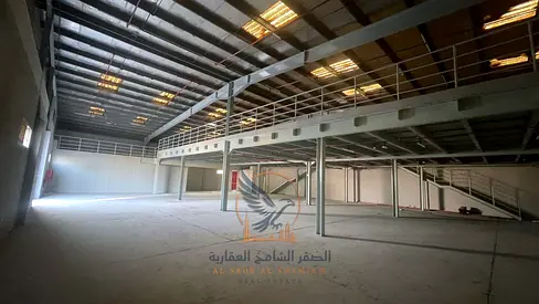 Huge commercial warehouse for annual rent with a spacious mezzanine flexible payment options strategic location ready for business launch