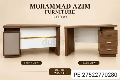 New Wooden Office Desk with Drawers - office table