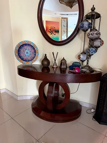 Wooden console table