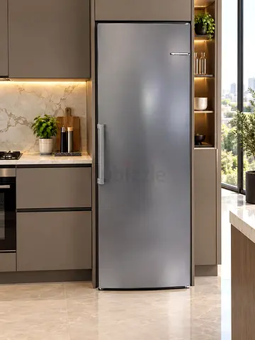 Bosch top model standing freezer - stainless steel body