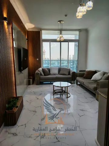 Furnished 2-Bedroom Apartment for Monthly Rent in Al Waha Towers, Ajman | Sea View | Gym, Pool & Private Parking | AED 6,200 All-Inclusive