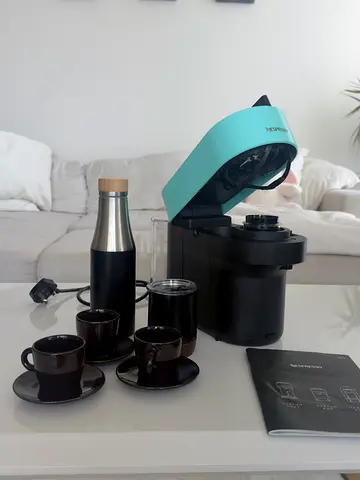 Nespresso Vertuo Pop Automatic Pod Coffee Machine for Americano, Decaf, Espresso by Krups