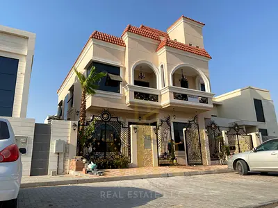 فرصة استثنائية في الباهية | فيلا بمسبح و5 غرف ماستر ومساحة بناء 4,300 قدم  🏡 فيلا فاخرة للبيع في الباهية – عجمان بسعر 2,350,000 درهم قابل للتفاوض