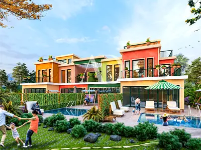 4BR Villa | Portofino Lagoons | Garden & Pool Access
