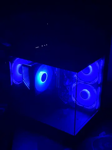 Gaming PC Tower with RGB Cooling Fans (Glass Side Panel)