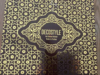 Decostyle decorative set by Erdem Kristal - new in box (Made in Turkey)