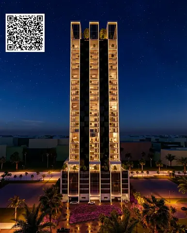 شقة للبيع (غرفة نوم واحدة + غرفة مكتب) في برج "غولدكريست دريمز C"، مدينة الإمارات، عجمان