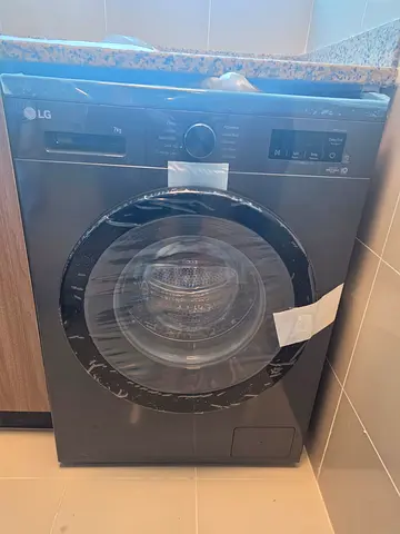 LG Front Load Washing Machine 7kg - New Unused still in plastic, Dark Grey