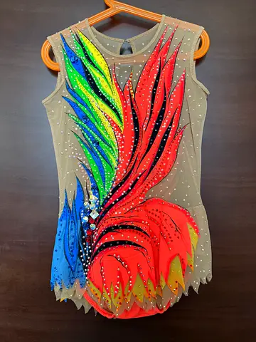 Rhythmic gymnastics leotard - age 8 to 10