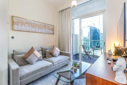Elegant Furnished 1BR | Burj Khalifa Views & Complimentary Cleaning