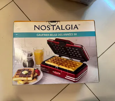 Nostalgia Belgian Waffle Maker - unused in box